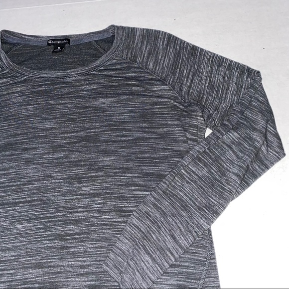 Champion Elite heathered grey high low long sleeve - Picture 2 of 8
